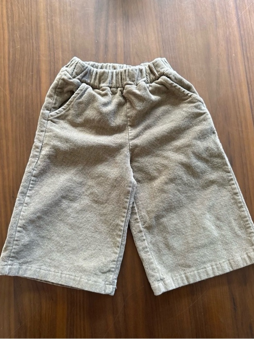 Wide leg corduroys